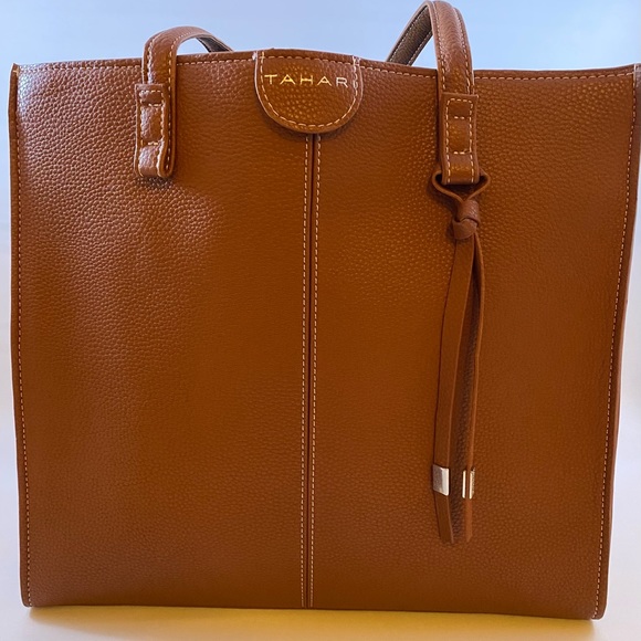 Tahari Cognac Tote - Picture 5 of 5